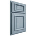 Shiloh Cabinetry Partial Overlay Montgomery White Oak Rift Cut Sky Door