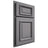 Shiloh Cabinetry Partial Overlay Montgomery White Oak Rift Cut Sterling Door