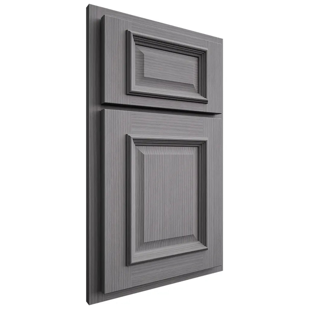 Shiloh Cabinetry Partial Overlay Montgomery White Oak Rift Cut Sterling Door