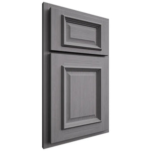 Shiloh Cabinetry Partial Overlay Montgomery White Oak Rift Cut Sterling Door
