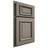 Shiloh Cabinetry Partial Overlay Montgomery White Oak Rift Cut Thyme Door
