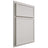 Shiloh Cabinetry Partial Overlay Napa Paintable Beige Door