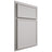 Shiloh Cabinetry Partial Overlay Napa Paintable Mindful Gray Door