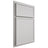 Shiloh Cabinetry Partial Overlay Napa Paintable Repose Gray Door
