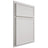 Shiloh Cabinetry Partial Overlay Napa Paintable Soft White Door