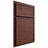 Shiloh Cabinetry Partial Overlay Napa Horizontal Cherry Plain Cut Bourbon Door