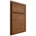 Shiloh Cabinetry Partial Overlay Napa Horizontal Cherry Plain Cut Carob Door