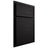 Shiloh Cabinetry Partial Overlay Napa Horizontal Cherry Plain Cut Espresso Door
