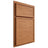 Shiloh Cabinetry Partial Overlay Napa Horizontal Cherry Plain Cut Medium Door