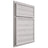 Shiloh Cabinetry Partial Overlay Napa Horizontal Hickory Plain Cut Cotton Door