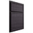 Shiloh Cabinetry Partial Overlay Napa Horizontal Hickory Plain Cut Harbor Door