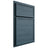 Shiloh Cabinetry Partial Overlay Napa Horizontal Hickory Plain Cut Hudson Door