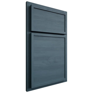 Shiloh Cabinetry Partial Overlay Napa Horizontal Hickory Plain Cut Hudson Door