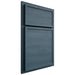 Shiloh Cabinetry Partial Overlay Napa Horizontal Hickory Plain Cut Hudson Door