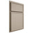 Shiloh Cabinetry Partial Overlay Napa Horizontal Maple Plain Cut Pebble Door