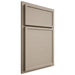 Shiloh Cabinetry Partial Overlay Napa Horizontal Maple Plain Cut Pebble Door