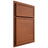 Shiloh Cabinetry Partial Overlay Napa Horizontal Maple Plain Cut Spice Door