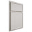 Shiloh Cabinetry Partial Overlay Napa Horizontal Paintable Beige Door