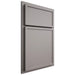 Shiloh Cabinetry Partial Overlay Napa Horizontal Paintable Dovetail Gray Door