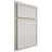 Shiloh Cabinetry Partial Overlay Napa Horizontal Paintable Eggshell Door