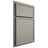 Shiloh Cabinetry Partial Overlay Napa Horizontal Paintable Evergreen Fog Door