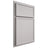 Shiloh Cabinetry Partial Overlay Napa Horizontal Paintable Light French Gray Door