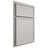 Shiloh Cabinetry Partial Overlay Napa Horizontal Paintable Mindful Gray Door