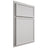 Shiloh Cabinetry Partial Overlay Napa Horizontal Paintable Repose Gray Door