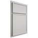Shiloh Cabinetry Partial Overlay Napa Horizontal Paintable Repose Gray Door
