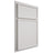 Shiloh Cabinetry Partial Overlay Napa Horizontal Paintable Soft White Door