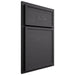 Shiloh Cabinetry Partial Overlay Napa Horizontal Poplar Plain Cut Cadet Door