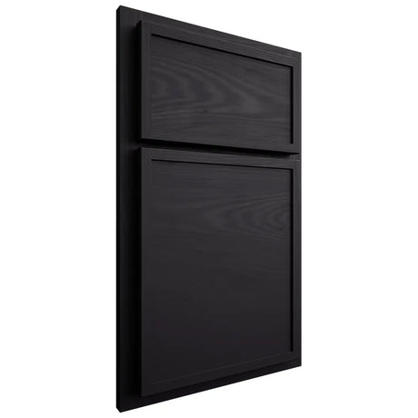 Shiloh Cabinetry Partial Overlay Napa Horizontal Poplar Plain Cut Harbor Door