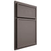 Shiloh Cabinetry Partial Overlay Napa Horizontal Poplar Plain Cut Heatherstone Door