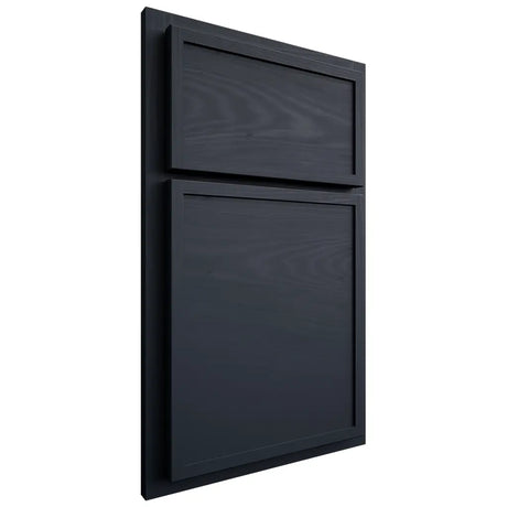 Shiloh Cabinetry Partial Overlay Napa Horizontal Poplar Plain Cut Hudson Door