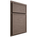 Shiloh Cabinetry Partial Overlay Napa Horizontal Poplar Plain Cut River Rock Door