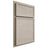 Shiloh Cabinetry Partial Overlay Napa Horizontal Poplar Plain Cut Seagull Door