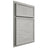 Shiloh Cabinetry Partial Overlay Napa Horizontal Poplar Plain Cut Stratus Door