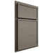 Shiloh Cabinetry Partial Overlay Napa Horizontal Poplar Plain Cut Thyme Door