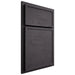 Shiloh Cabinetry Partial Overlay Napa Horizontal Red Oak Plain Cut Harbor Door