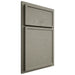 Shiloh Cabinetry Partial Overlay Napa Horizontal Red Oak Plain Cut Thyme Door