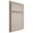 Shiloh Cabinetry Partial Overlay Napa Horizontal Walnut Plain Cut Seagull Door