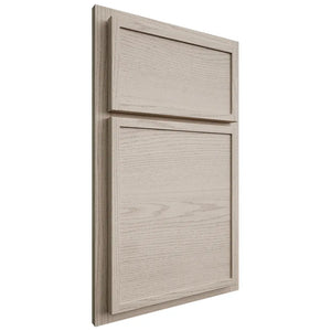 Shiloh Cabinetry Partial Overlay Napa Horizontal Walnut Plain Cut Seagull Door