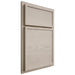 Shiloh Cabinetry Partial Overlay Napa Horizontal Walnut Plain Cut Seagull Door