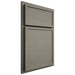 Shiloh Cabinetry Partial Overlay Napa Horizontal Walnut Plain Cut Thyme Door
