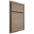 Shiloh Cabinetry Partial Overlay Napa Horizontal White Oak Plain Cut Almond Door