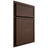Shiloh Cabinetry Partial Overlay Napa Horizontal White Oak Plain Cut Braun Door