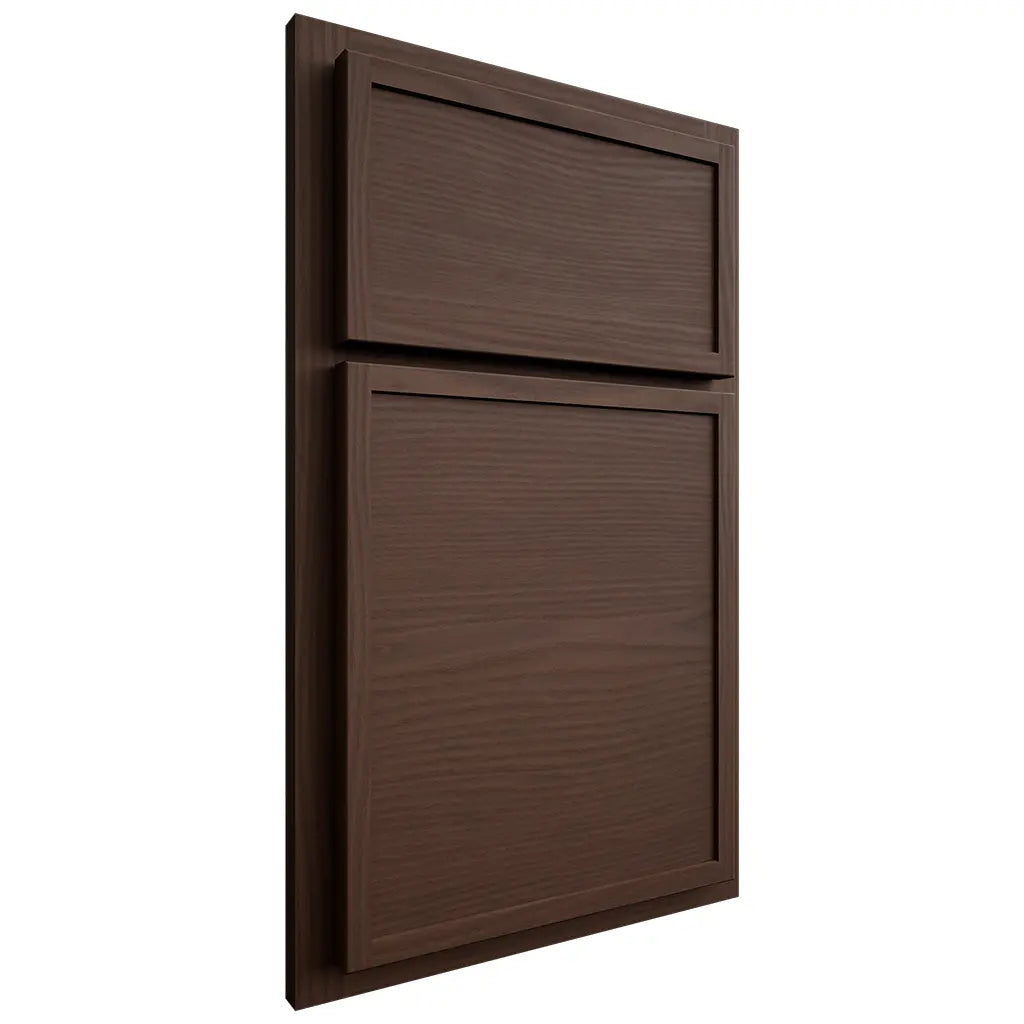 Shiloh Cabinetry Partial Overlay Napa Horizontal White Oak Plain Cut Braun Door