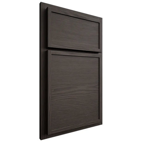 Shiloh Cabinetry Partial Overlay Napa Horizontal White Oak Plain Cut Creekside Door