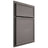 Shiloh Cabinetry Partial Overlay Napa Horizontal White Oak Plain Cut Flagstone Door