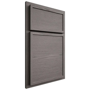 Shiloh Cabinetry Partial Overlay Napa Horizontal White Oak Plain Cut Flagstone Door